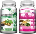 GreeNatr Total Wellness Υποστήριξη με κάψουλες Ashwagandha με Μαύρο Πιπέρι για Ενισχυμένη Απορρόφηση - και Φυσική Εμμηνόπαυση Βότανο Complex