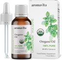Oregano-% 100 Saf Undiled Yunan Oregano Oil with Carvacrol -% 86, Non-GMO, Ekstra Güçlü Oregano Petrol Organik Sıvı Ayaklar, 1 FL.OZ/30 ml