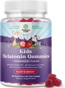 Natures Craft Melatonin Gummies for Kids Sleep Support - Hassle-Free Kids Melatonin Gummies for Mood Support - Delicious and Tummy Friendly Gummy 1 Mg Little Ones Non-GMO Gluten Free and Hell