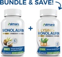 Palmara Health Premium Monolaurin 600 mg + L-Lysine + Monolaurin Combo