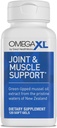 OmegaXL Ortak Destek Tamam - Doğal Kas Desteği, Green Lipped Mussel Oil, Soft Gel Pills, Drug-Free, 120 Count