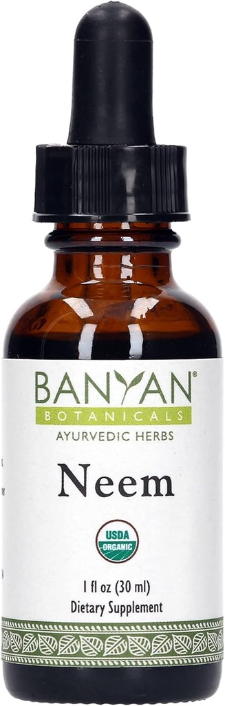 Banyan Botanikleri Neem Sıvı Ekstraksiyon - Sertifikalı Organik, 1 oz