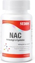 Tamamlar, N-Acetyl Cysteine (NAC) 600 mg, 100 Veg Capsules - Non-GMO, Gluten Free Free
