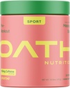 Oath Nutrition Sport Sugar Free Pre-Workout Powder, Melonade Stand, Περιέχει Creatine Monohydrate, Caffeine και Beta Alanine, Pre Workout Powder για γυναίκες και άνδρες, 25 υπηρεσίες