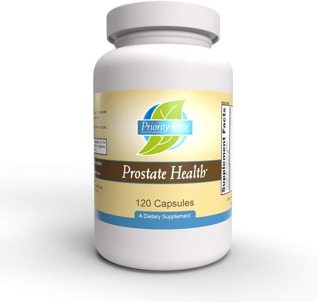 Öncelik One Vitamins Prostate Health 120 Capsules - Kadın Hormonlarını Prostate Whole Gland'ın eklediği Normal Men Hormonları Korumayı Destekleyin.*