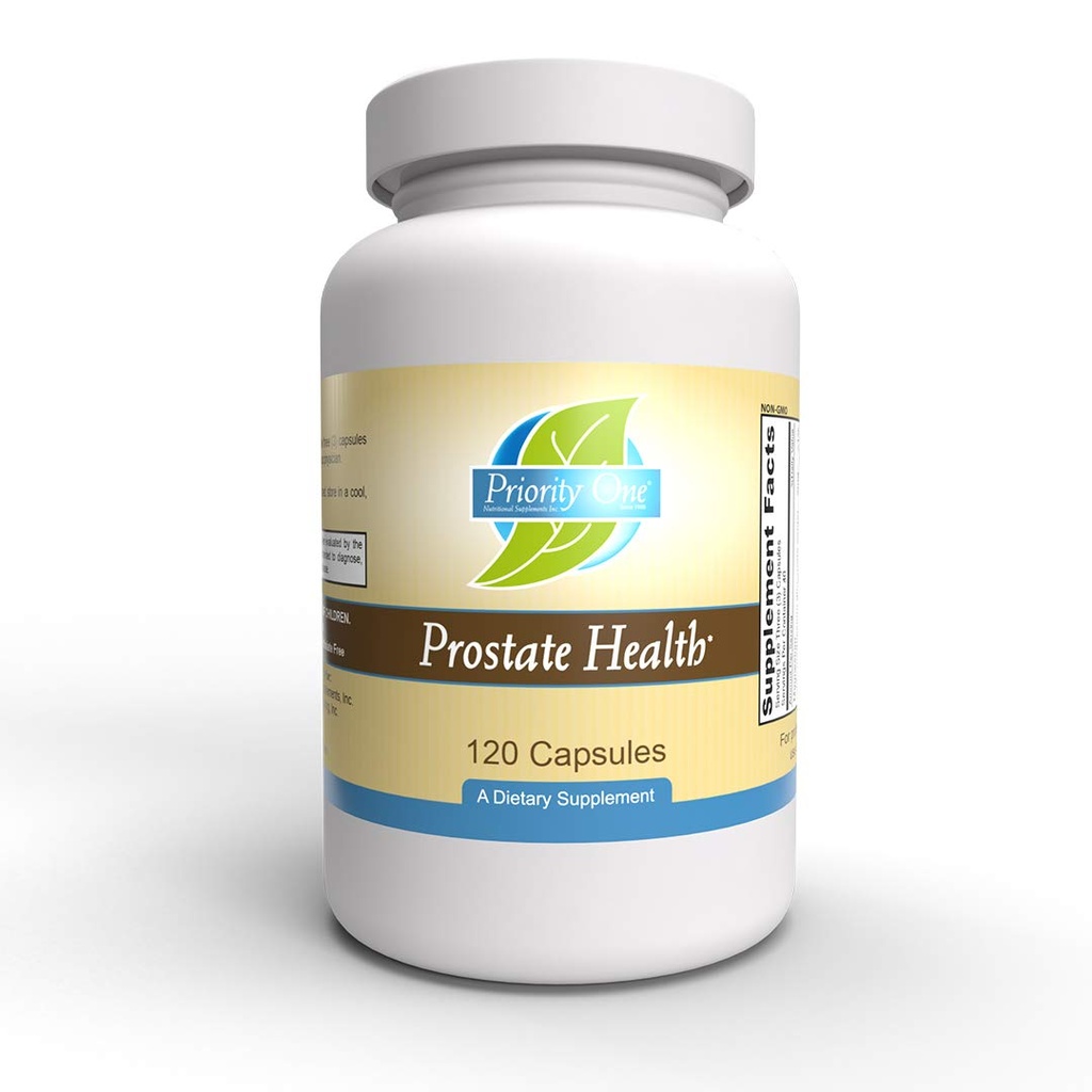 Öncelik One Vitamins Prostate Health 120 Capsules - Kadın Hormonlarını Prostate Whole Gland'ın eklediği Normal Men Hormonları Korumayı Destekleyin.*