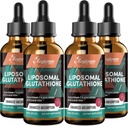 2000MG Liposomal Glutathione Liquid Drops, Ultra High Abors, Natural Detoxification, Immune System & Skin Supprot*, L-Glutathione, C & Hyaluronic Acid, Capsules Alternative, 8.08 OZ