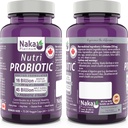 Naka Pro Herbs Platinum Nutri Probiyotik (7 Strains, 16 Milyar +) Raf Stable, 75 Vcaps 1 Kont Ambalaj Vary