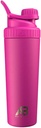 AeroBottle Ağo Shaker Kupası, paslanmaz Steel Water Şişe ve Protein Shaker, Mixes Protein ve Pre Workout With Turbulent Mix Technology, No Mixing Ball veya Wisk, 26oz, Rosy Sunset Pink