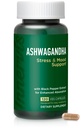 Ashwagandha 500 mg – Stres Yardımı, Mood Balance & Relaxation with Black Pepper, 120 Vegan Capsules