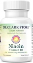 Dr. Clark Niacin (Vitamin B3) συμπλήρωμα – 25mg, 100 Ζελατίνες κάψουλες, υποστηρίζει την κυκλοφορία & υγιή επίπεδα χοληστερόλης