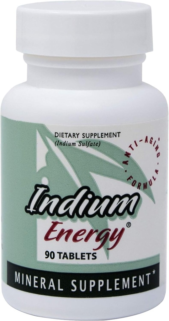 EAST PARK Araştırması - Indium Energy - All Natural Indium Güçlü Anti-Aging Support - Enerji ve Destekler Ruh Clarity, Sleep, Ortaklar ve Genel Well-Being