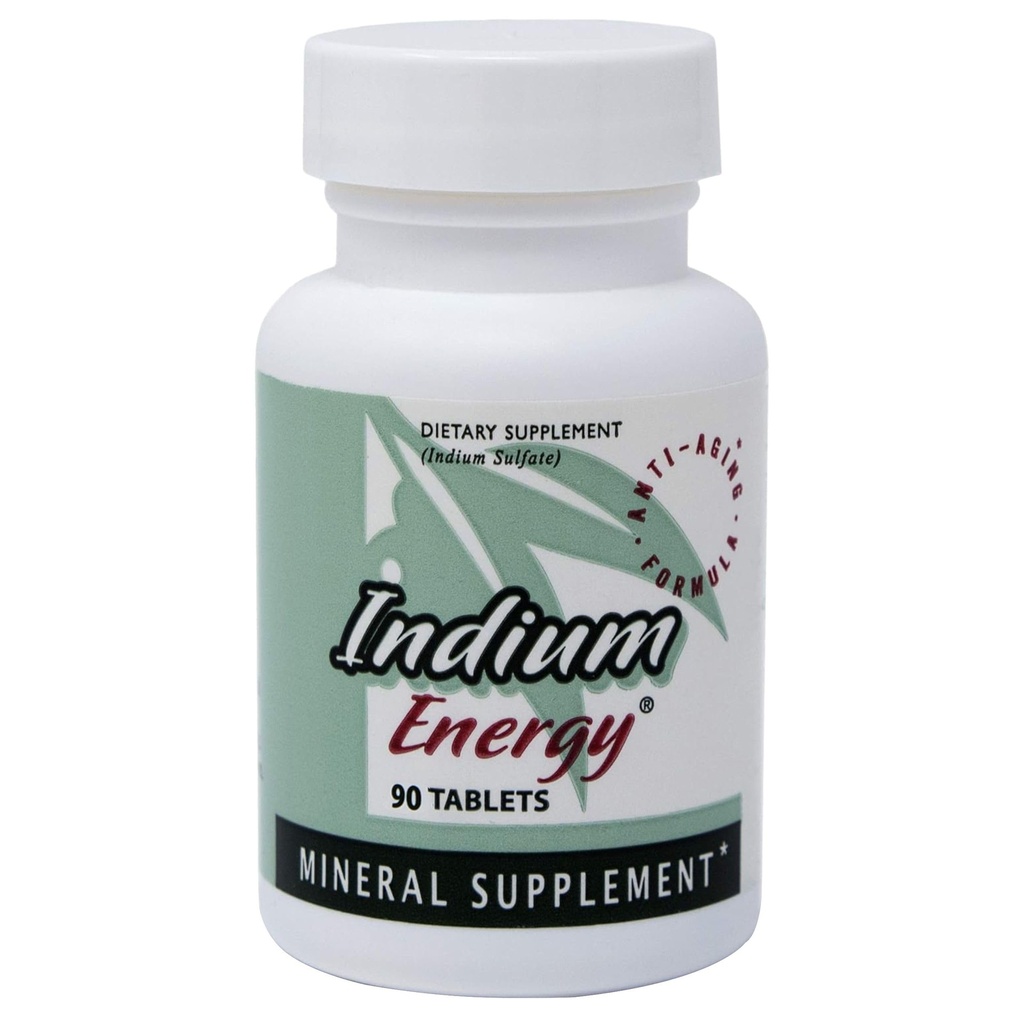 EAST PARK Araştırması - Indium Energy - All Natural Indium Güçlü Anti-Aging Support - Enerji ve Destekler Ruh Clarity, Sleep, Ortaklar ve Genel Well-Being