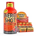 Meyveli Ekstra Kuvvetli Enerji Shot 12 pk – 260 mg Doğal Caffeine B12 B6 – Enerji ve Oda Desteği – 2 Servisler Sugar Free Zero Calorie Green Tea B-Vitamins Electrolytes Vegan - 1.93 fl oz