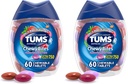 TUMS Chewy Bites Αντιόξινα δισκία για Chewable Heartburn Relief and Acid Indigetion Relief, Ποικιλία μούρων - 60 Count (Pack of 2)