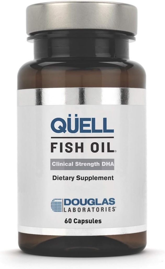 Douglas Laboratories - Quell Fish Oil Klinik Strength DHA - Essential Omega 3 Fatty Acids to Support Cardiovascular, Cognitive and General Health - 60 Softgels