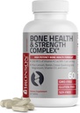 Bronson Bone Health & Strength Kompleksi* Yüksek Potency Formula 200 MCG of Vitamin K2 MK7, Plusuba, Boron, Cissus Quadrangularis, Magnezyum, D3 ve daha fazlası - GMO, 60 Tabletler
