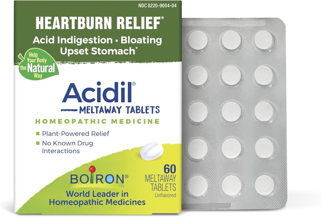 Asit Reflux, Heartburn, Indigestion ve Upset Stomach - 60 Count