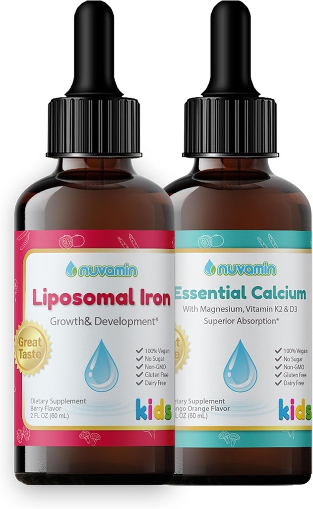 Nuvamin Liposomal Iron ve Essential Food & Magnezyum Sche