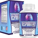 Respiratory Health Supplement 10in-1 Mix | 2Month Bulk Supply | Breathing Support Supplements, Vitamins & Herbs | Respiratory System Nutritional Support for Strong Lungs | 60 Capsules |