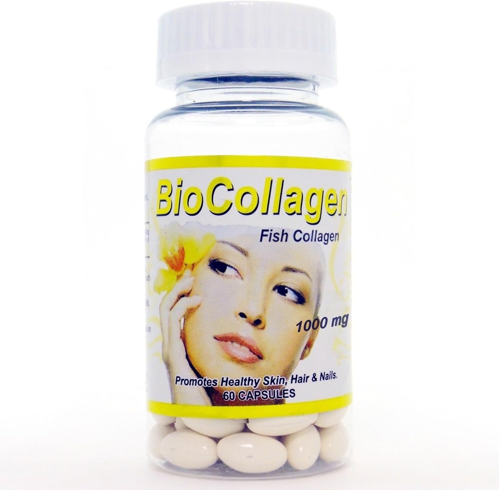 Biocollagen Bio Collagen Colageno Vitamin C Antiaging Skin Hair Nail Bone 1000 mg