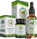 Propolis Health Premium Brazilian Green Propolis Bundle: 1000mg κάψουλες με Βιταμίνη Ε & Green Propolis Extract Liquid - 50 Ημέρες Κάψουλα & 30 Ημέρες Υγρή Προσφορά για Ανοσολογική Υποστήριξη