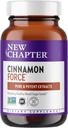 Yeni Bölüm Cinnamon Supplement - Cinnamon Force for Antioksit Action + Non-GMO Malzemeler - 30 ct Vegetarian Capsules