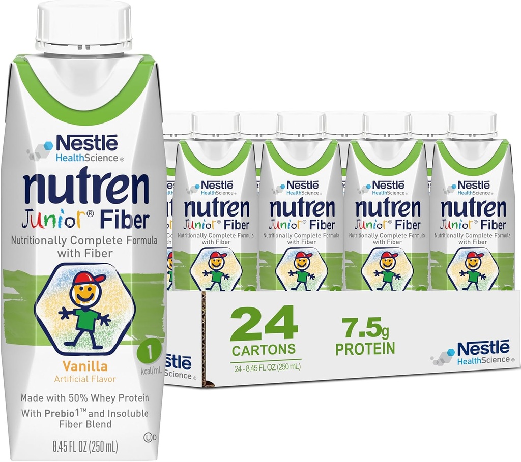 Nutren Junior Fiber Vanilla, 24 Kont