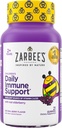 Zarbee's Elder Gummies for Kids with Vitamin C; çinko & Elderberry; Günlük Çocuklar Immune Support Vitamins Gummy for Children Ages 2 and Up; Natural Berry Flavor; 21 Count;