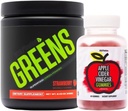 Sculpt Nation by Voloed Greens Strawberry and Apple Cider Vinegar Gummies Sche