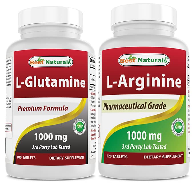 En İyi Doğallar L-Glutamine 1000 mg & L-Arginine 1000 mg