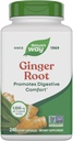 Nature's Way Ginger Root Capsules 550 mg per kapsül, Digestive Comfort* Harekete Geçin *, 2 Capsules başına 1,100 mg per 2 Capsules, Non-GMO Projesi Doğrulandı, Vegan, 240 Kont (Pazarlama May Vary)