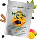 Plant People WonderBurn Metabolism & Cravings Control Gummies, Zero Sugar, Ripe Mango Flavor (60 Kont)