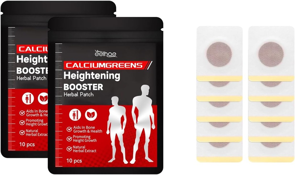 NeYLim Herbaldis Support Patch, Boying Branson Herbal Patch,Height Growth Patch, Herbal Heights Ayak Patch, Destek Bone Health ve Advanced Height (2pack) için