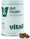 Köpekler için Probiyotik Chews - Digestive Enzymes, Omega 3, & Bee Propolis - Destekler Digestion, Bowel Health & Immunity - 90 Chews