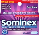 Sominex Nighttime Sleep-Aid Caplets, Maximum Strength, 16 ea (Pack of 4)