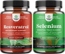 Trans Resveratrol ve Pure Selenium Yourroid Support Supplement - Natural Joint Support Supplement - Natural Immune ATM for Yetişkinler