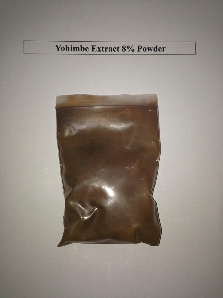 % 8 yohimbine Yohimbe Bark Extract Toz /aphrodine 100 Grams