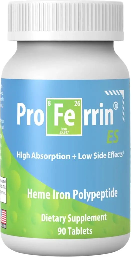 Proferrin Clear Heme Iron Supplement, 90 κάψουλες - Superior Απορρόφηση, Easy on The Gut, Natural, Made in The US