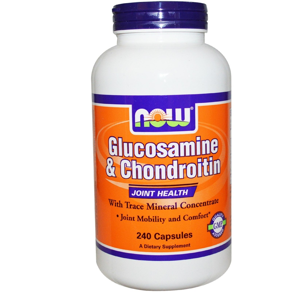 NOW Foods - Glucosamine and Chondroitin Caps - 240 Capsules