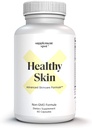 Sağlıklı Skin Anti-Aging Supplement w/Hyaluronic Asit, Trans Resveratrol, Collagen & Alfa Lipoic Asit - Anti Wrinkles Supplement Korumalar, Rejuvenates & Arts Skin Elasticity (60 Capsules)