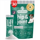 PetCultures Hip & Joint TriBiotic Toz, bir Gıda Topper Supplement, Prebiyotik ve postbiyotik Plus Glucosamine & Chondroitin - ABD'de Made in USA