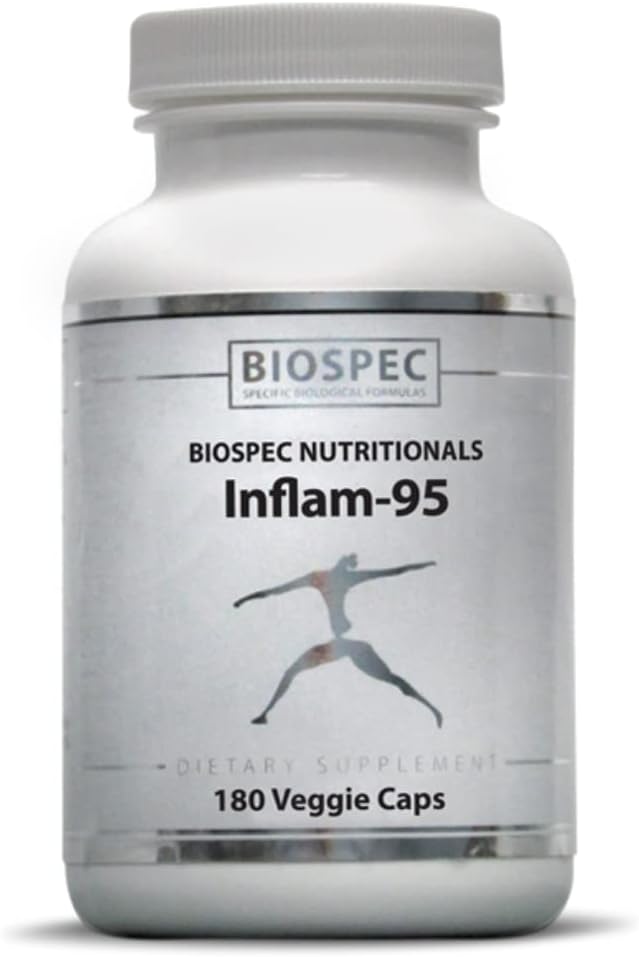 Inflam-95 - Ginger Root Extract 2.000 mg, Curcumin Root Extract, Boswellia Serrata Extract, Nettle Leaf, Bioperine - Sağlıklı Inflammatory Cevap *