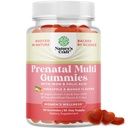 Vegan Προγεννητικές Gummies για γυναίκες - Gummy Προγεννητικές Βιταμίνες για γυναίκες με Φολικό οξύ και Superfruit Blend - Μασώμενες Βιταμίνες Gummy Formula (Pineapple Mango) 1 Μήνα