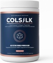 SRILabs Colrajk Unflavored Hydrolyzed Collagen Toz with Colostrum and Polypodium - Skin, Hair, Nails, Gut Health and Joint Support - One Scoop Daily | 1 Ay Supply