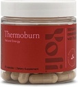 Yoli® Thermoburn Energy Supplement with Green Tea Leaf, Guarana, Choline, Raspberry Ketones and Thermo-G Proprietary Mix - Energy Vitamin, 60 Capsules