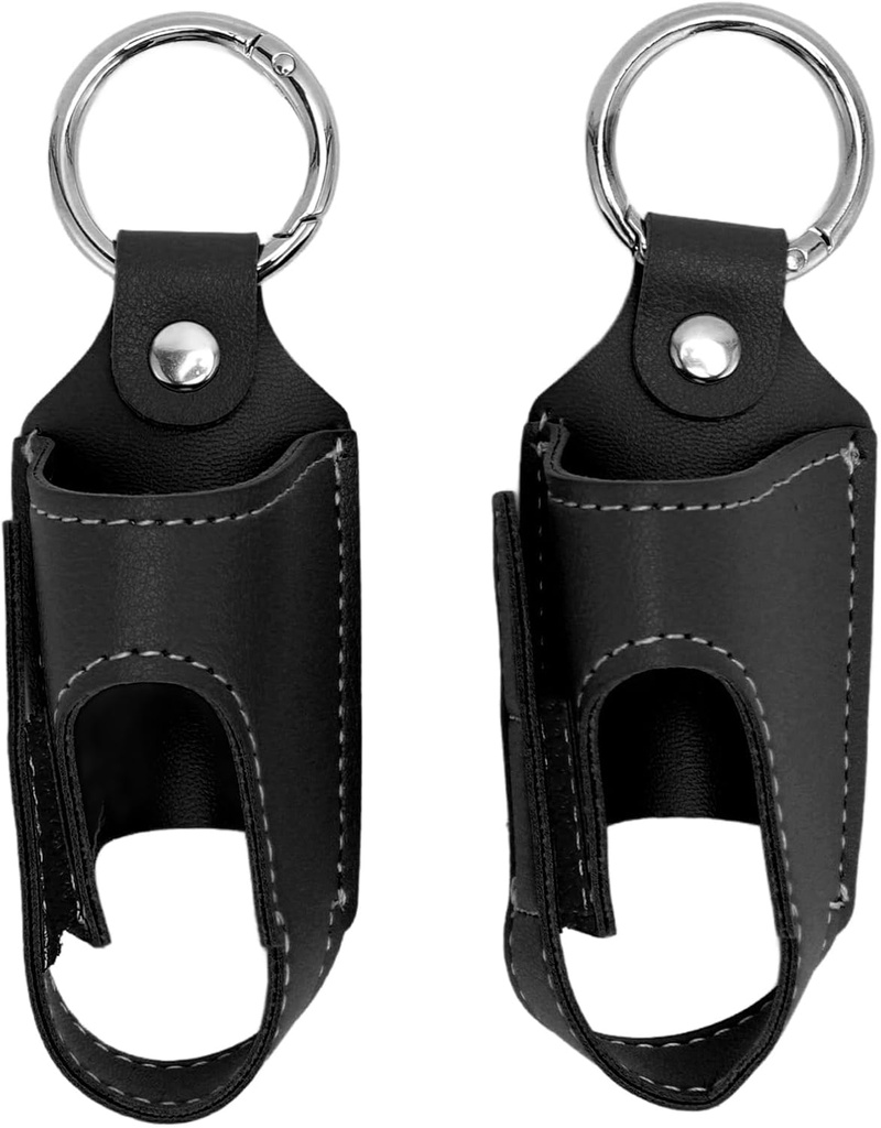 2pcs Asthma Inhaler Holder Φορητό PU Δερμάτινο Περιήγηση Χάντι Χόλντερ Ασφαλής Βολικό Αποθήκευση, Ελαφριά Κουβαλώντας Θήκη Ταιριάζει στους περισσότερους Εισπνευστήρες, Προστατευτικός κάτοχος μεταφοράς για Ταξίδι