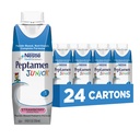 Peptamen Junior Supplement, Strawberry, 8.45 Fluid Ounce, Pack of 24