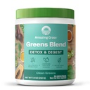 Amazing Grass Greens Superfood Detox & Digest: Greens Toz Digestive Enzymes & Probiyotiks, Clean Green, 30 Hizmet (Pazar Mayıs Vary)