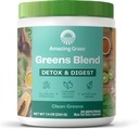 Amazing Grass Greens Superfood Detox & Digest: Greens Toz Digestive Enzymes & Probiyotiks, Clean Green, 30 Hizmet (Pazar Mayıs Vary)